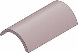 Half Round Ridges | Clay & Concrete