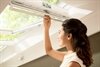 VELUX centre pivot windows are easy to operate - Roofinglines