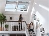 VELUX INTEGRA white roof windows installed - Roofinglines