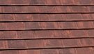 Marley Clay plain Tile - Acme Double Camber - Eaves Tile - Burnt Flame