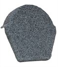 Lightweight Tiles Granulated Ridge End Cap - Granite Grey