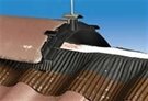 Klober Roll-Fix Clay Half Round Ridge Seal - 5m - Anthracite