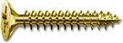 SPAX Countersunk Pozi Drive Yellow Screws - 12mm x 3.5mm - Pack of 200