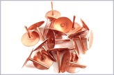 Copper discs and straps