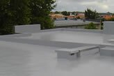 Waterproof flat roofing